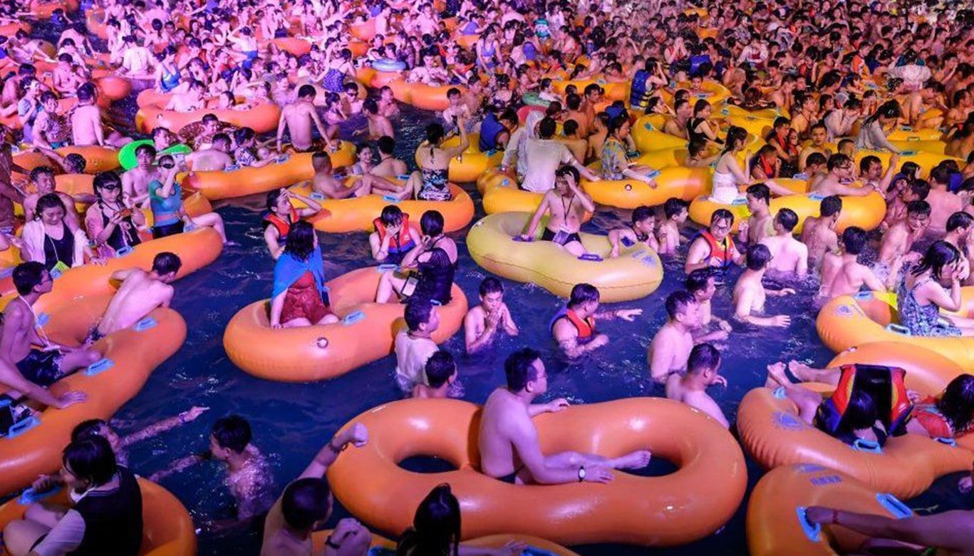 Wuhan: COVID Origin City Throws Pool Party