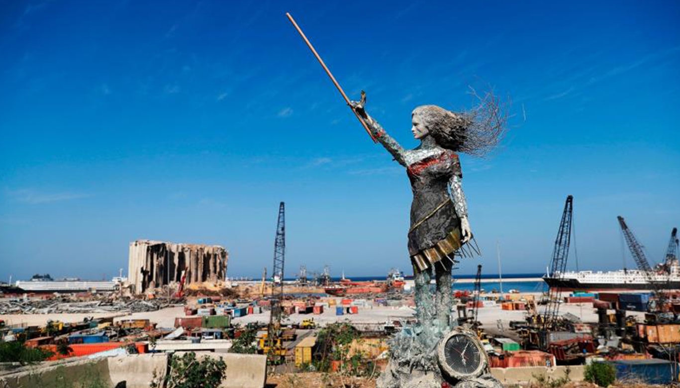 Lebanon’s Lady of the World Sculpture