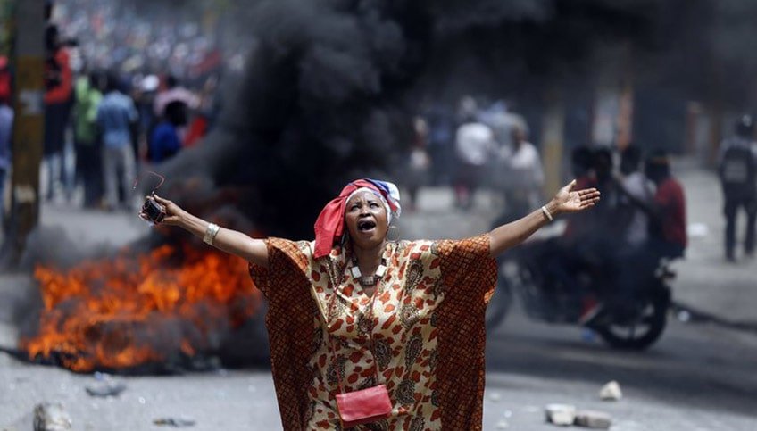 Haiti Protestors Demand Resignation of President Jovenel Moïse